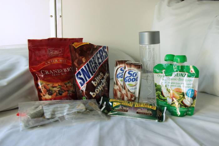 Packliste - Handgepäck für lange Zugfahrten - Snacks