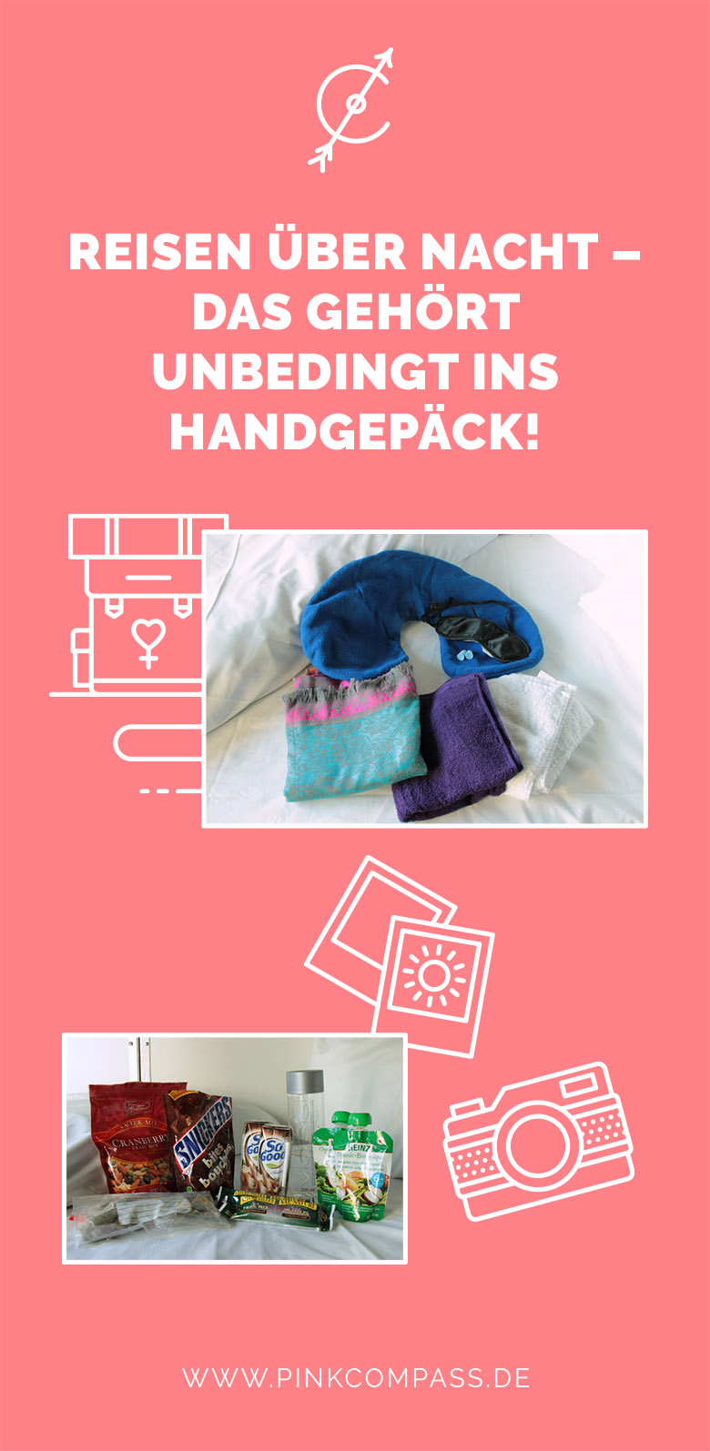 Reisen über Nacht: Diese Sachen solltest Du im Handgepäck haben!
