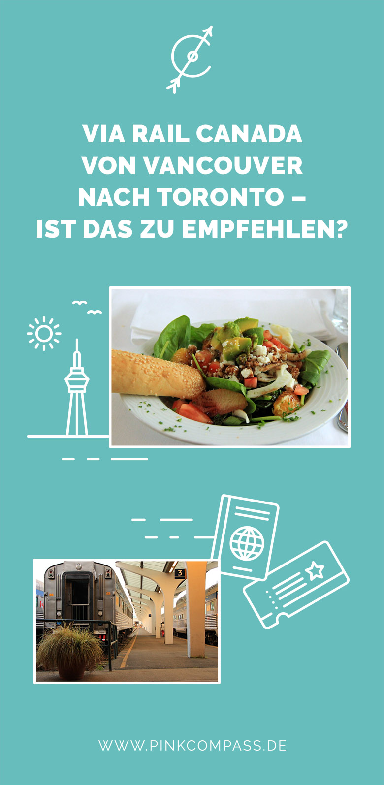Mit dem Zug von Vancouver nach Toronto - Meine Erfahrung damit!