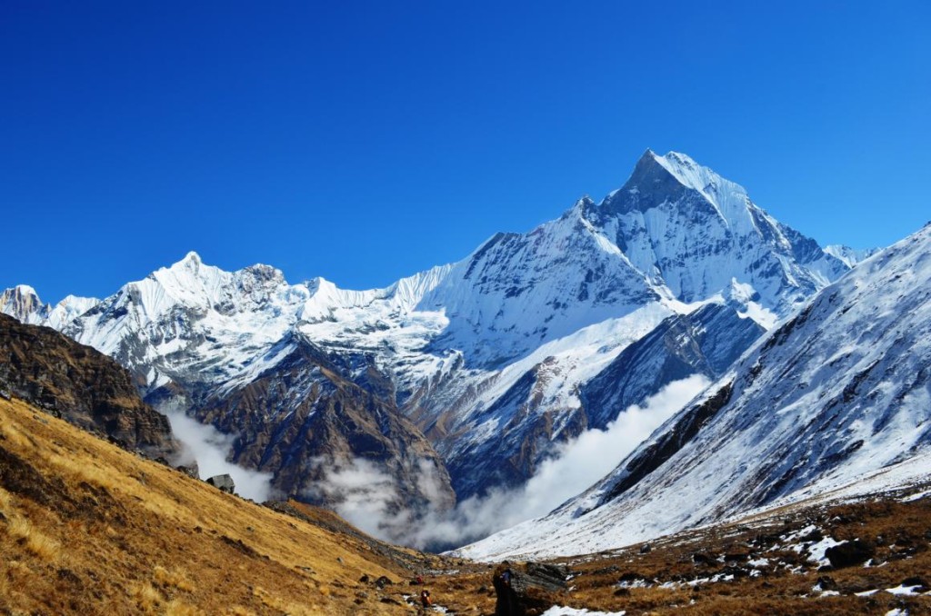 Blick vom Annapunra Base Camp