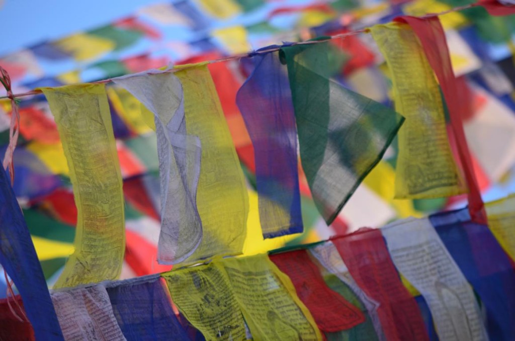 Gebetsfahnen in Nepal