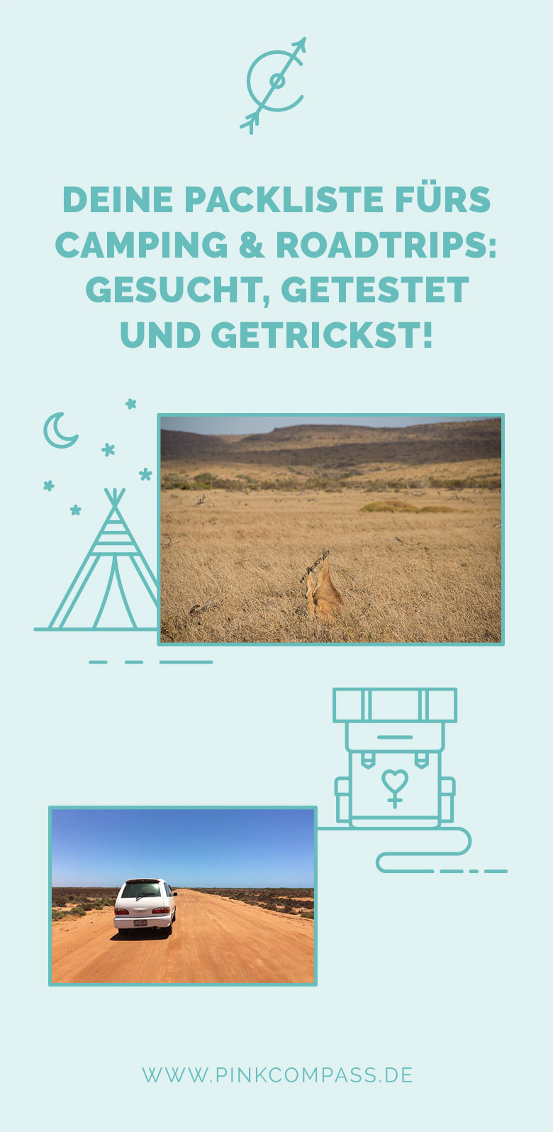 Camping und Roadtrips: Deine Packliste!