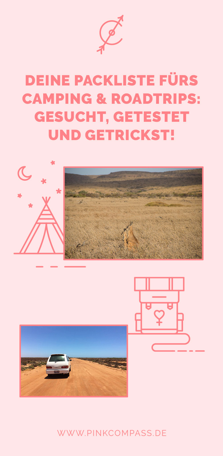 Die ultimative Packliste für Roadtrips und Camping!