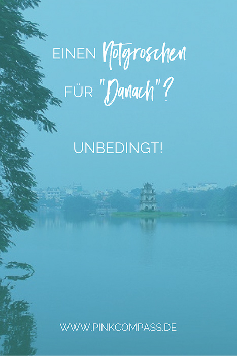 Einen Notgroschen für "danach"? - Unbedingt!