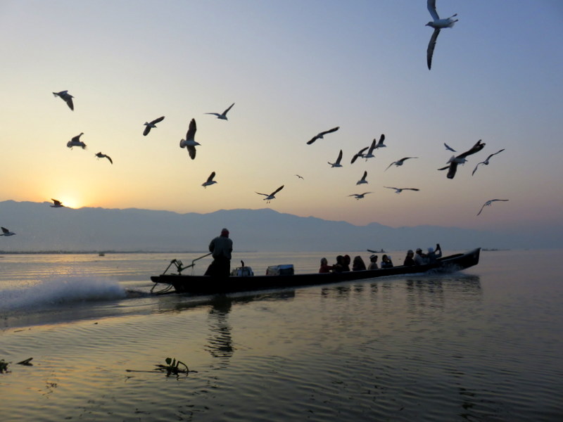 Reisen mit Hashimoto und Schilddruesentabletten - Sonnenaufgang Inle Lake Myanmar