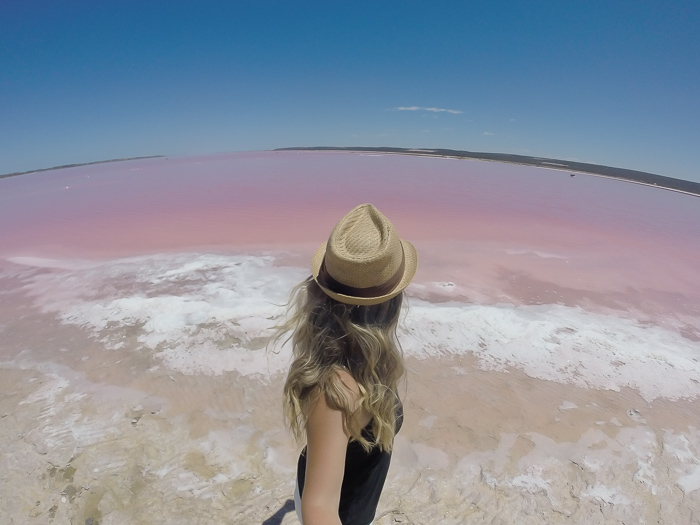 Urlaub alleine: Alleine reisen für Anfänger - Pink Lake