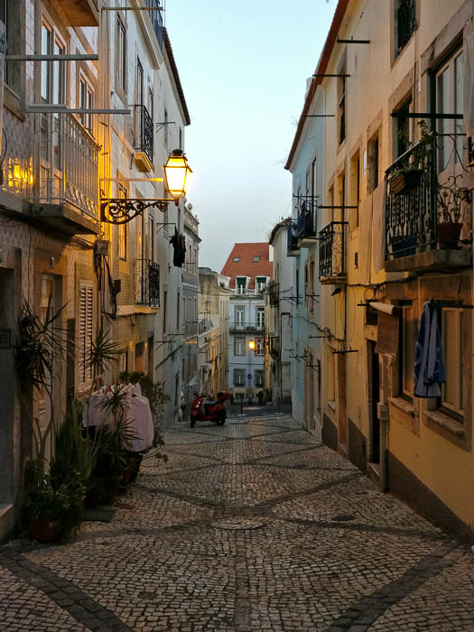 Städtereise Lissabon Abendstimmung